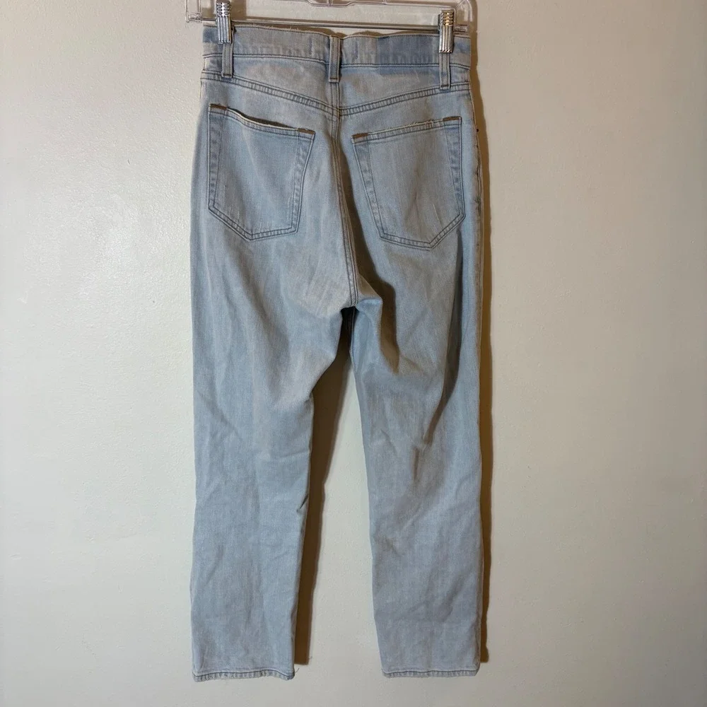 Abercrombie & Fitch Curve Love‎ Ultra High Rise Ankle Straight Jeans Size 26